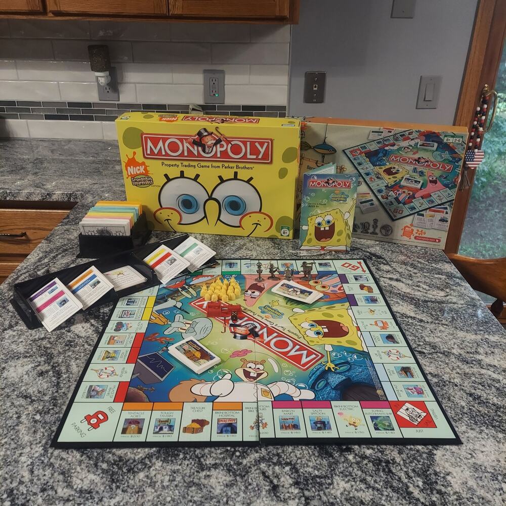 Monopoly Nickelodeon SpongeBob Squarepants by Hasbro Missing Pieces